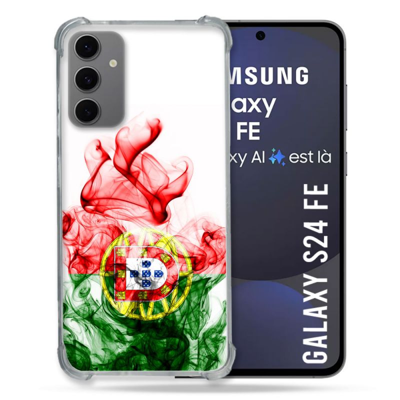 Coque Renforcée Pour Samsung Galaxy S24 FE Voyage Portugal Flamme