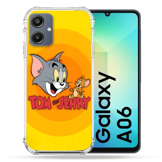 Coque Renforcée Pour Samsung Galaxy A06 Tom Jerry