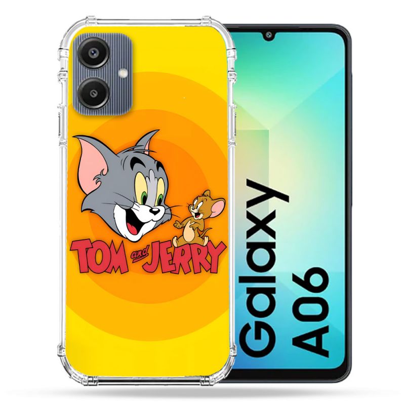 Coque Renforcée Pour Samsung Galaxy A06 Tom Jerry