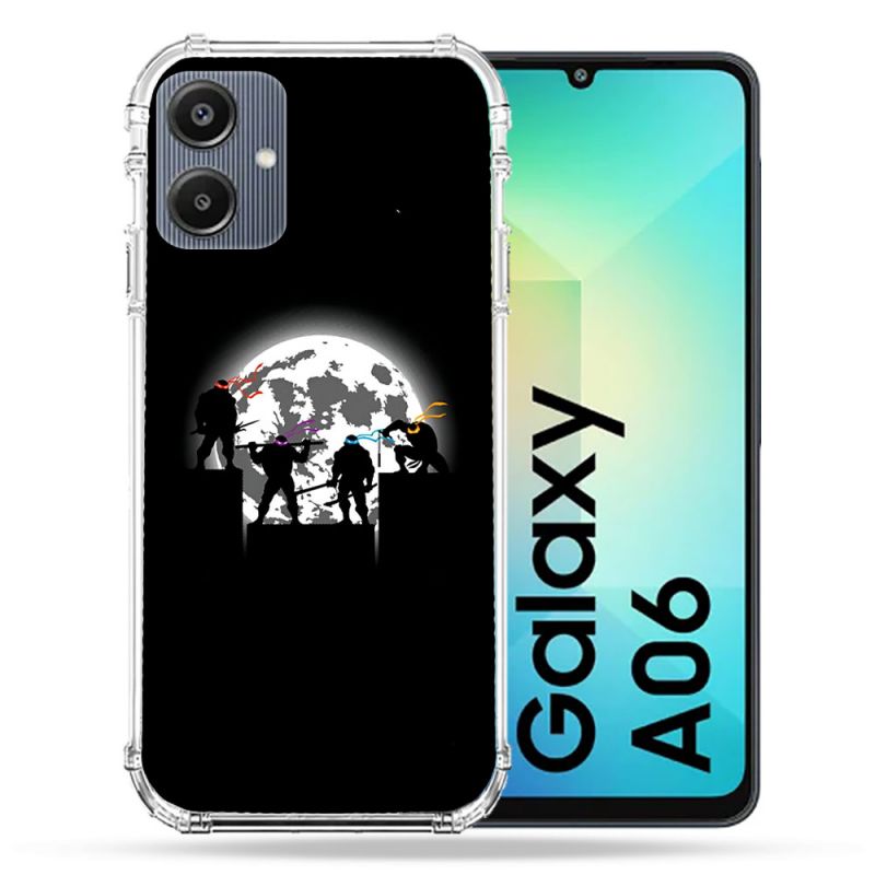 Coque Renforcée Pour Samsung Galaxy A06 Tortue Ninja Ombre