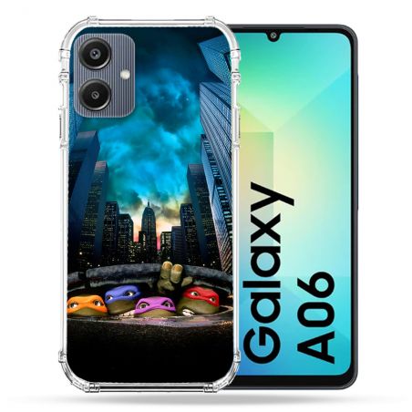 Coque Renforcée Pour Samsung Galaxy A06 Tortue Ninja Ville