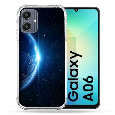 Coque Renforcée Pour Samsung Galaxy A06 Univers Planete Terre