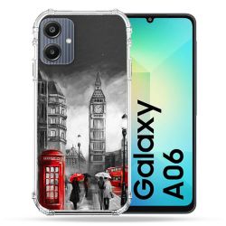 Coque Renforcée Pour Samsung Galaxy A06 Voyage Angleterre Londres Vintage