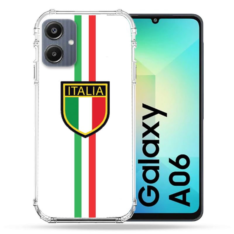 Coque Renforcée Pour Samsung Galaxy A06 Voyage Italie 3 Blanc