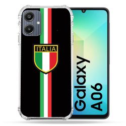 Coque Renforcée Pour Samsung Galaxy A06 Voyage Italie 3 Noir