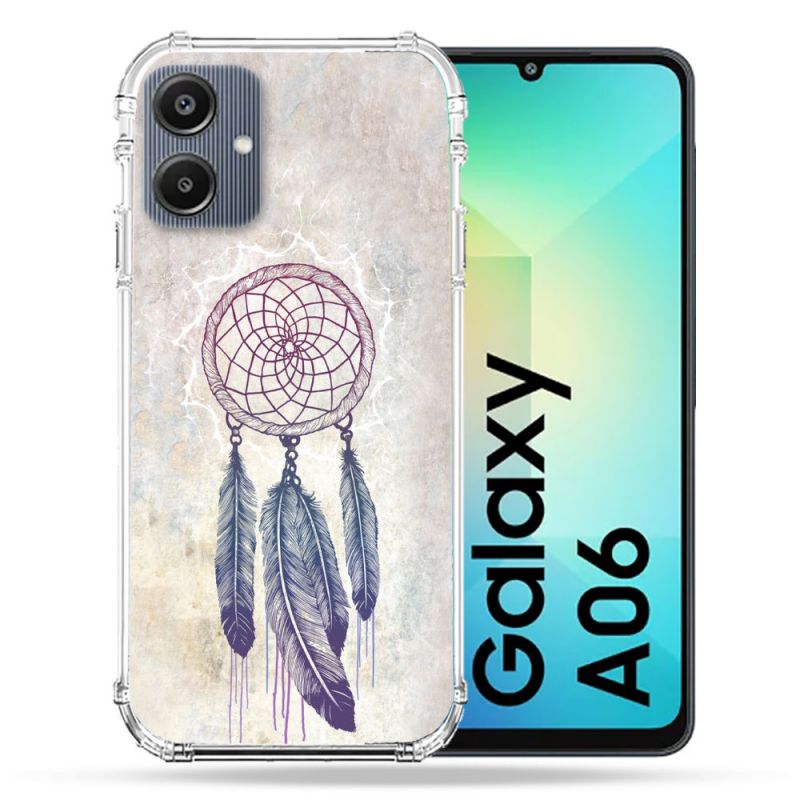 Coque Renforcée Pour Samsung Galaxy A06 Zen Attrape Reve Blanc
