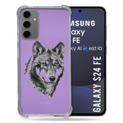 Coque Transparente Pour Samsung Galaxy S24 FE Loup