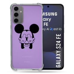 Coque Transparente Pour Samsung Galaxy S24 FE Mickey doigt