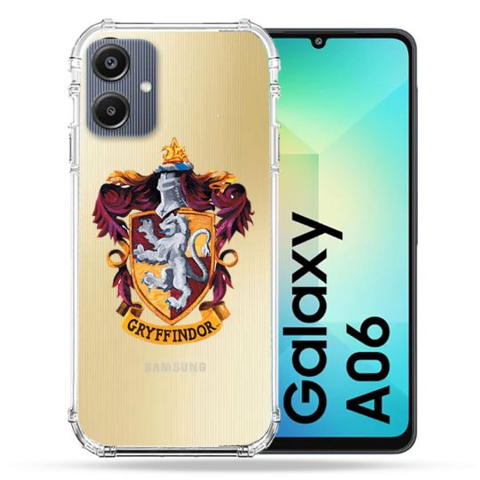Coque Transparente Pour Samsung Galaxy A06 Harry Potter Griffindor