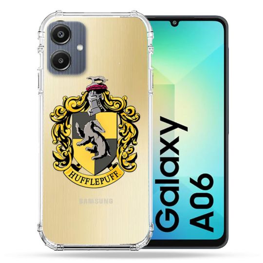 Coque Transparente Pour Samsung Galaxy A06 Harry Potter Hufflepuff