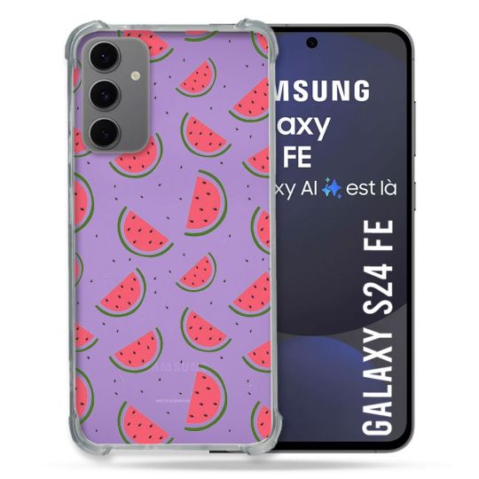Coque Transparente Pour Samsung Galaxy S24 FE Pasteque