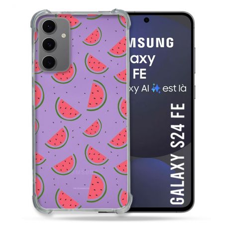 Coque Transparente Pour Samsung Galaxy S24 FE Pasteque