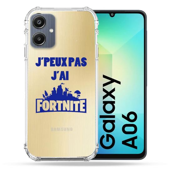 Coque Transparente Pour Samsung Galaxy A06 Jpeux pas jai Fortnite