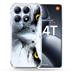 Coque Renforcée Pour Xiaomi 14T / 14T Pro Animal Aigle Royal Blanc