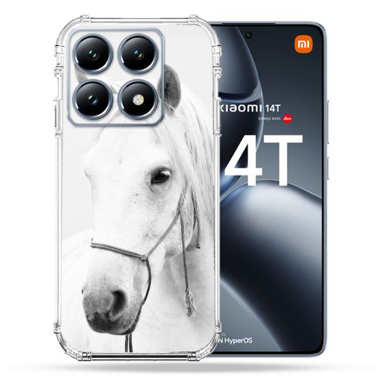 Coque Renforcée Pour Xiaomi 14T / 14T Pro Animal Cheval Cristal