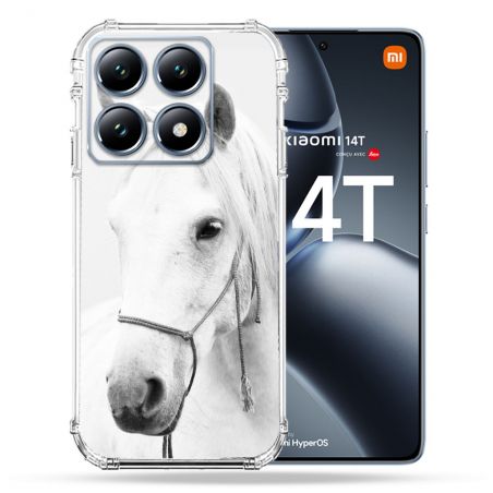 Coque Renforcée Pour Xiaomi 14T / 14T Pro Animal Cheval Cristal