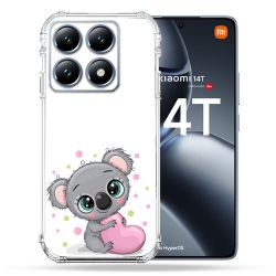 Coque Renforcée Pour Xiaomi 14T / 14T Pro Animal Koala Cœur