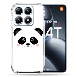 Coque Renforcée Pour Xiaomi 14T / 14T Pro Animal Panda Blanc