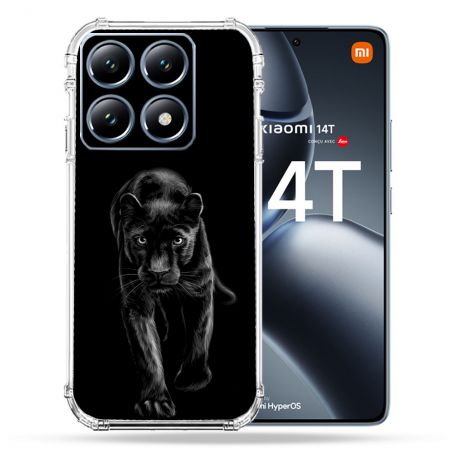 Coque Renforcée Pour Xiaomi 14T / 14T Pro Animal Panthère Noire