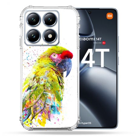Coque Renforcée Pour Xiaomi 14T / 14T Pro Animal Perroquet Jaune