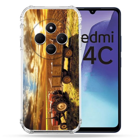 Coque Renforcée Pour Xiaomi Redmi 14C 4G Agriculture Tracteur Color