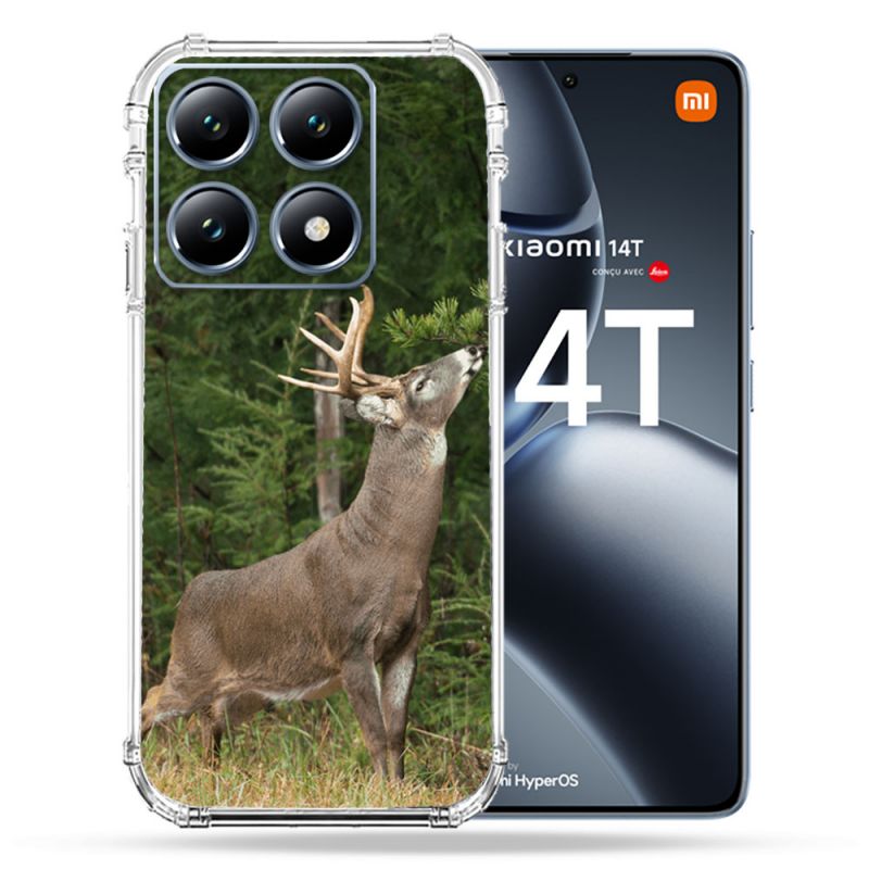 Coque Renforcée Pour Xiaomi 14T / 14T Pro Chasse Cerf