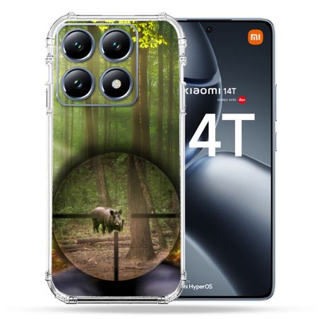 Coque Renforcée Pour Xiaomi 14T / 14T Pro Chasse Sanglier Viseur