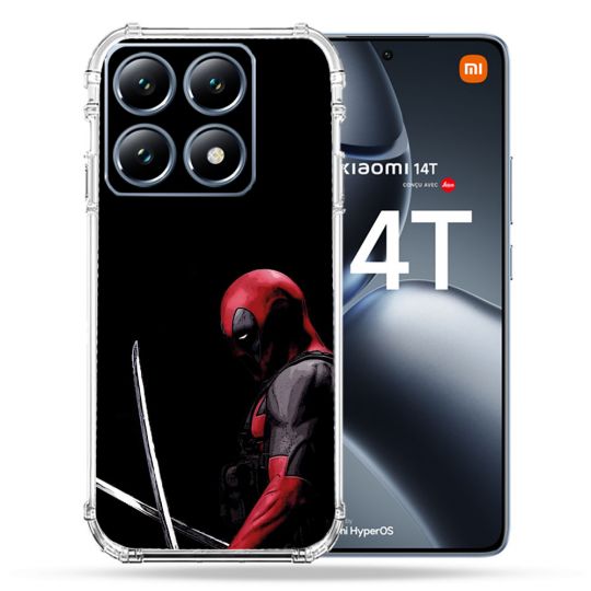 Coque Renforcée Pour Xiaomi 14T / 14T Pro Deadpool Epee