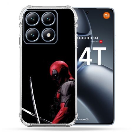 Coque Renforcée Pour Xiaomi 14T / 14T Pro Deadpool Epee