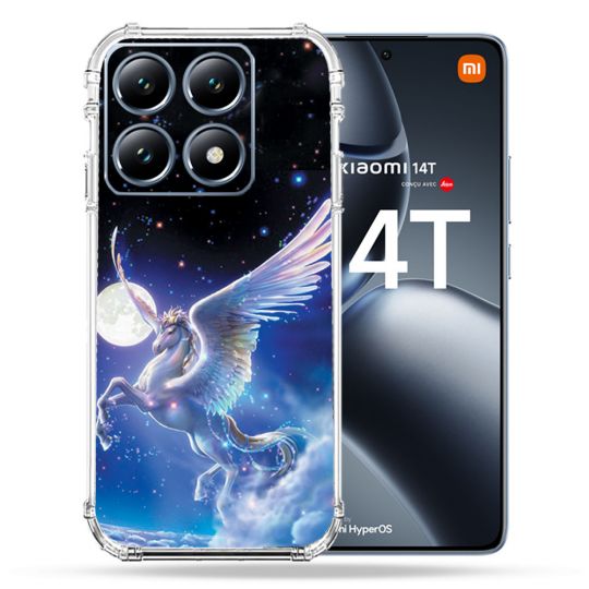 Coque Renforcée Pour Xiaomi 14T / 14T Pro Fantastique Licorne Céleste