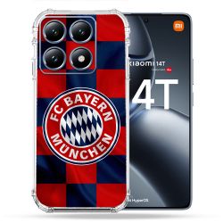 Coque Renforcée Pour Xiaomi 14T / 14T Pro Foot Bayern Munich Carreaux