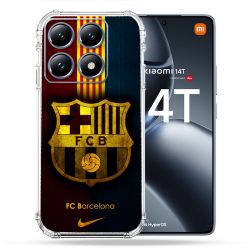 Coque Renforcée Pour Xiaomi 14T / 14T Pro Foot FC Barcelone Vintage