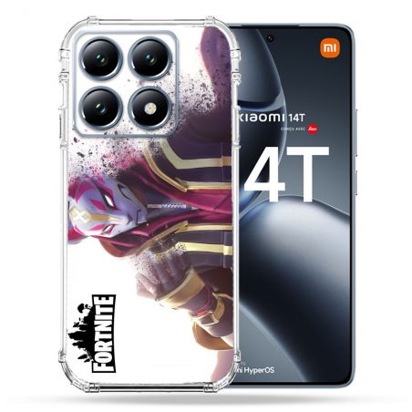 Coque Renforcée Pour Xiaomi 14T / 14T Pro Fortnite Blanc