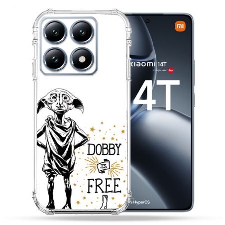 Coque Renforcée Pour Xiaomi 14T / 14T Pro Harry Potter Dobby Free Blanc