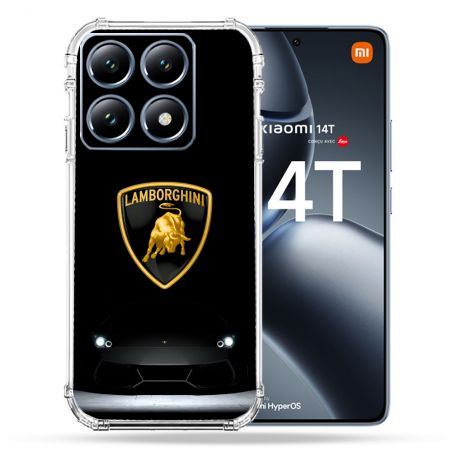 Coque Renforcée Pour Xiaomi 14T / 14T Pro Lamborghini Noir
