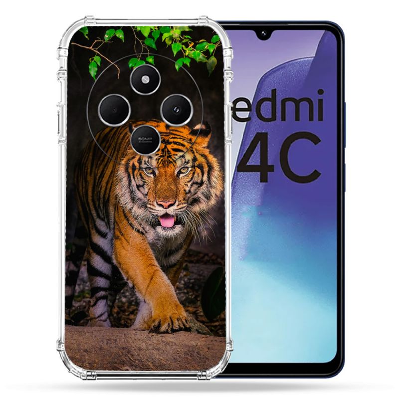 Coque Renforcée Pour Xiaomi Redmi 14C 4G Animal Tigre Jungle