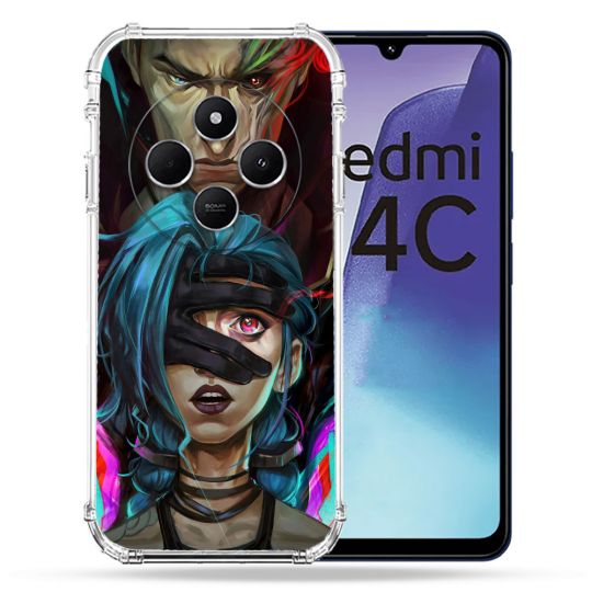 Coque Renforcée Pour Xiaomi Redmi 14C 4G Arcane Jynx Bleu