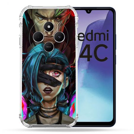 Coque Renforcée Pour Xiaomi Redmi 14C 4G Arcane Jynx Bleu