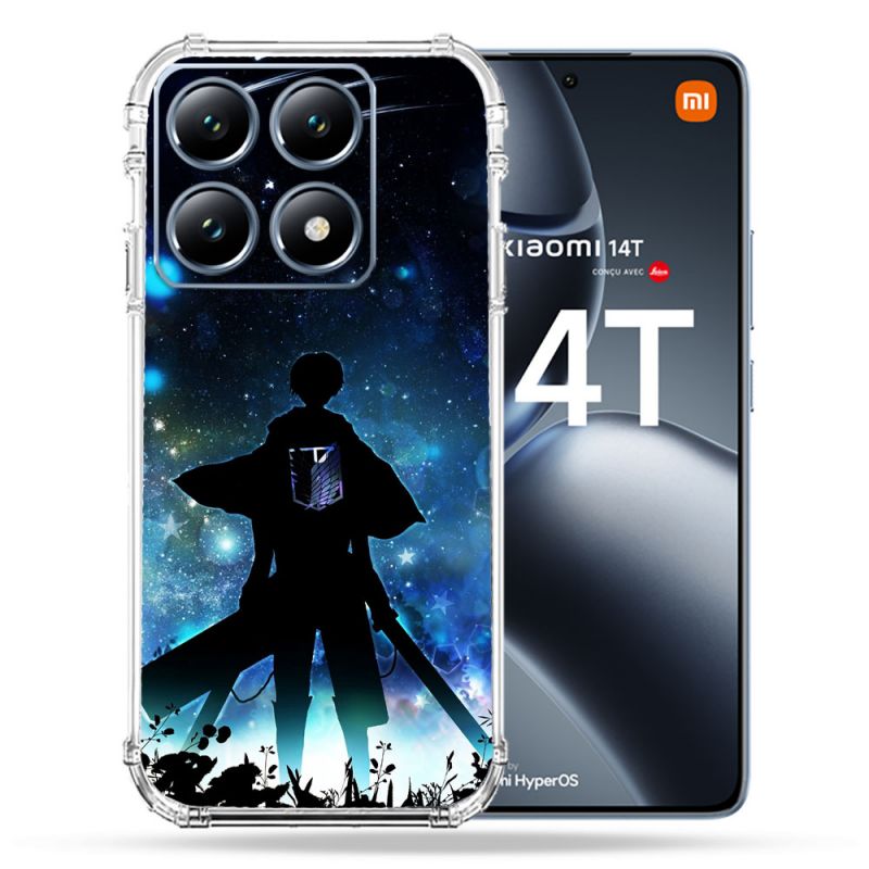 Coque Renforcée Pour Xiaomi 14T / 14T Pro Manga Attaque Titans Levi