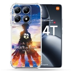 Coque Renforcée Pour Xiaomi 14T / 14T Pro Manga Attaque Titans Soleil