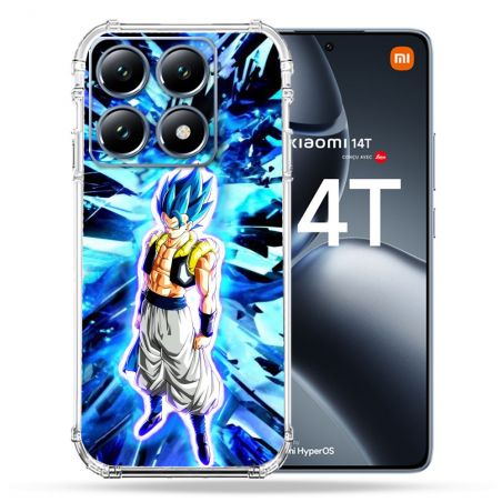 Coque Renforcée Pour Xiaomi 14T / 14T Pro Manga Dragon Ball Gogeta Lumiere