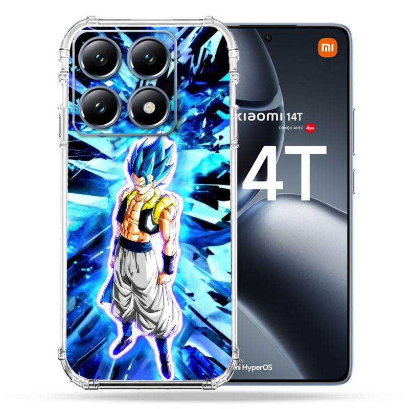 Coque Renforcée Pour Xiaomi 14T / 14T Pro Manga Dragon Ball Gogeta Lumiere