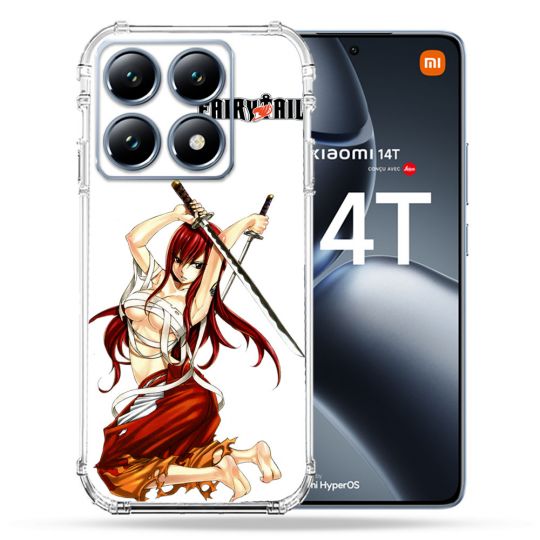 Coque Renforcée Pour Xiaomi 14T / 14T Pro Manga Fairy Tail Erza