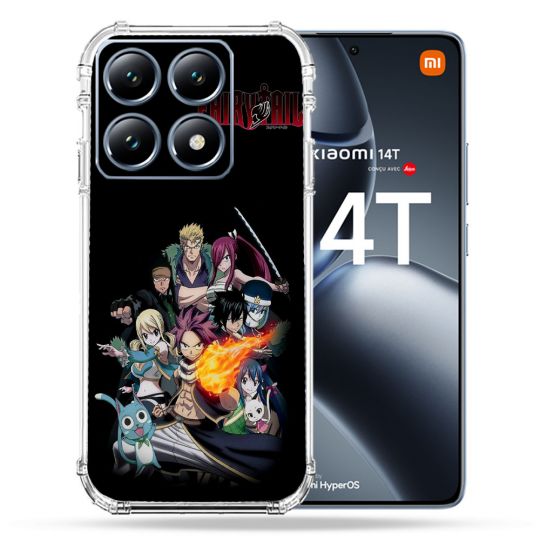 Coque Renforcée Pour Xiaomi 14T / 14T Pro Manga Fairy Tail Logo Team