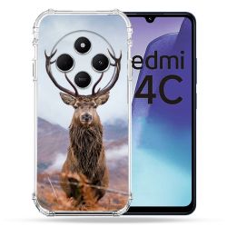 Coque Renforcée Pour Xiaomi Redmi 14C 4G Chasse Chevreuil Montagne