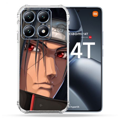 Coque Renforcée Pour Xiaomi 14T / 14T Pro Manga Naruto Itachi Visage