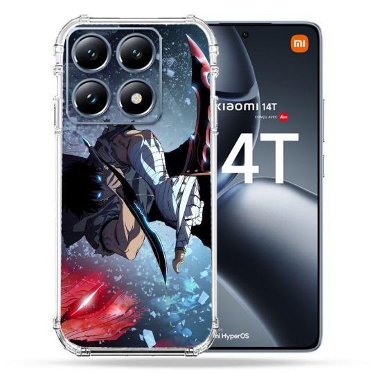 Coque Renforcée Pour Xiaomi 14T / 14T Pro Manga Solo Leveling Sung Epee