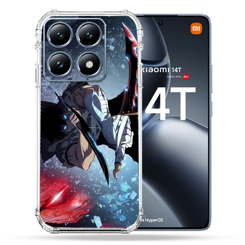 Coque Renforcée Pour Xiaomi 14T / 14T Pro Manga Solo Leveling Sung Epee