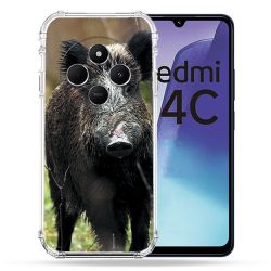 Coque Renforcée Pour Xiaomi Redmi 14C 4G Chasse Sanglier bois