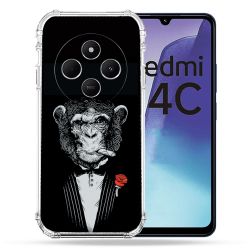 Coque Renforcée Pour Xiaomi Redmi 14C 4G Decale Singe Mafia